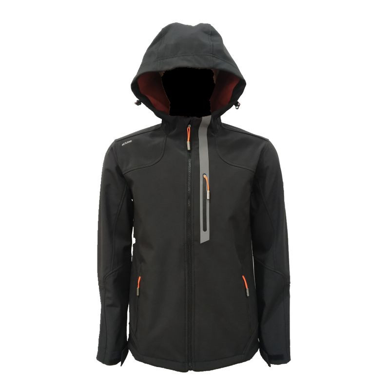 shell hooded hiking jacket