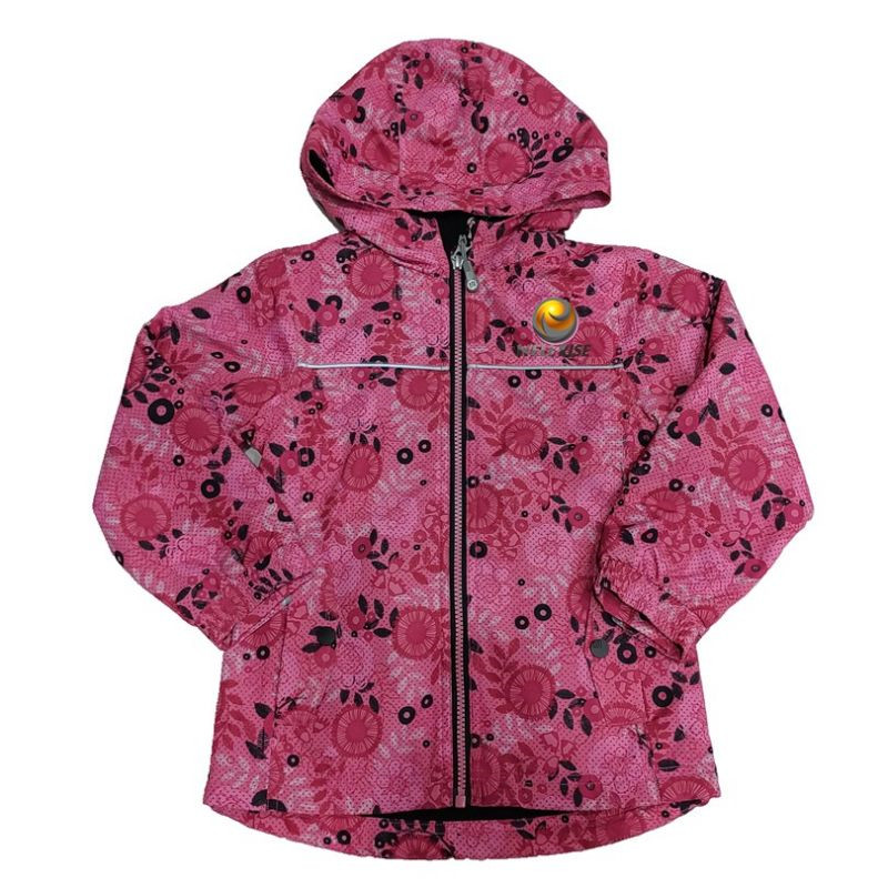 Pink windbreaker jacket