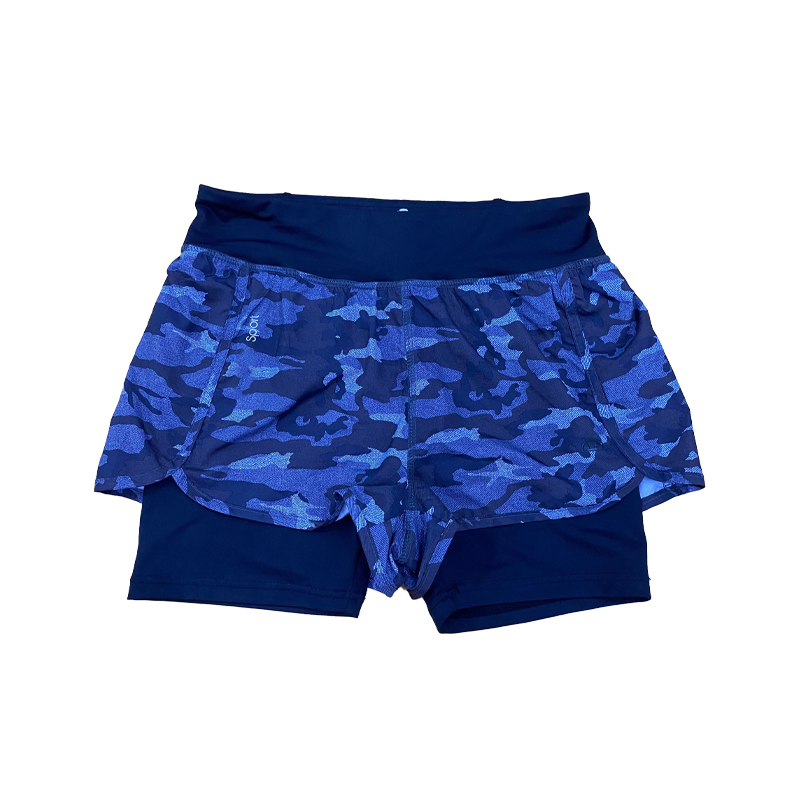 Camo Sports Shorts with pocket