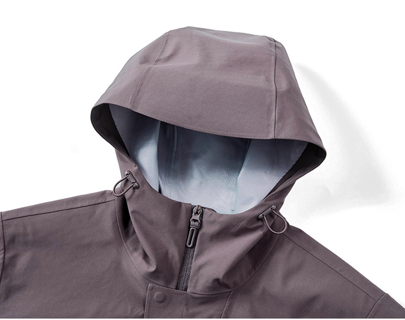 Autumn Plain Waterproof Coat