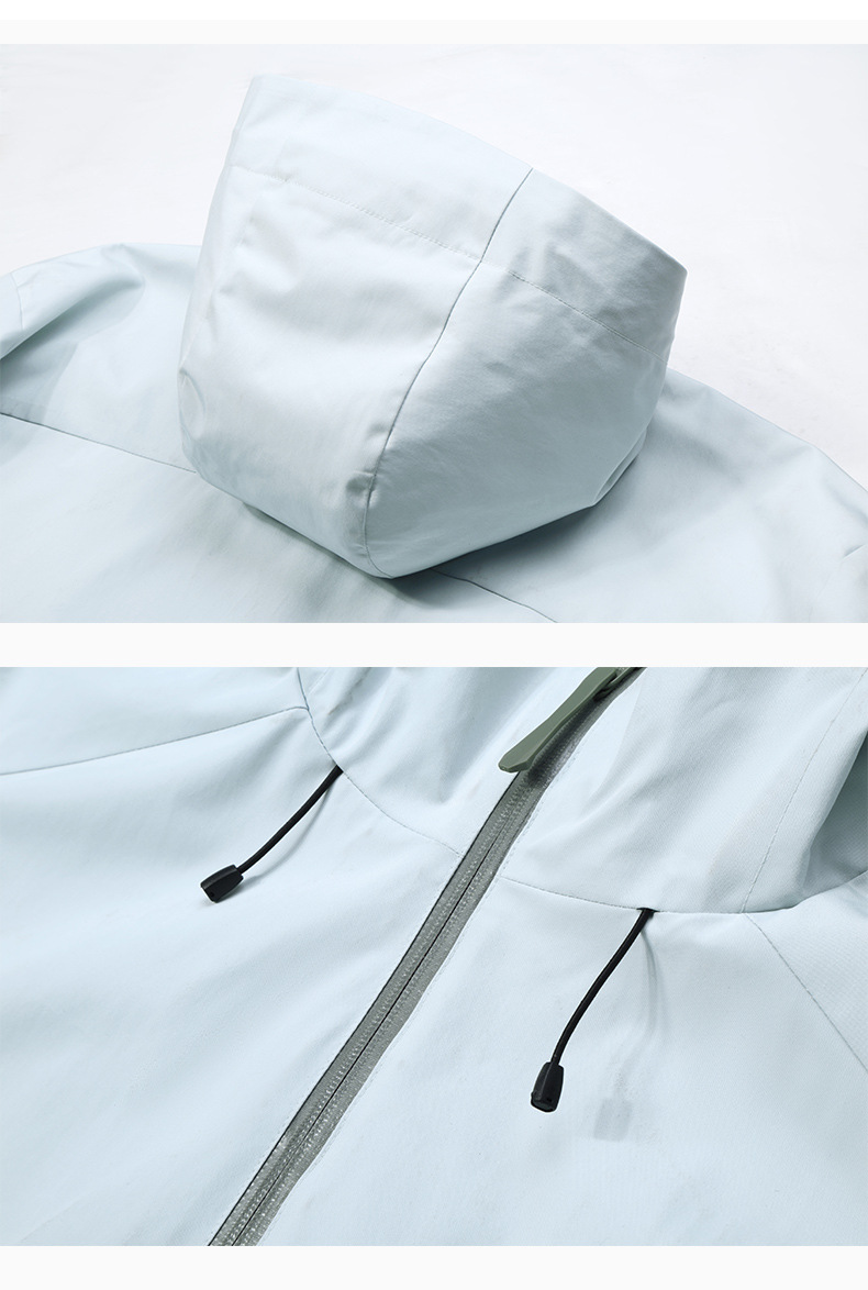 Autumn Plain Waterproof Coat