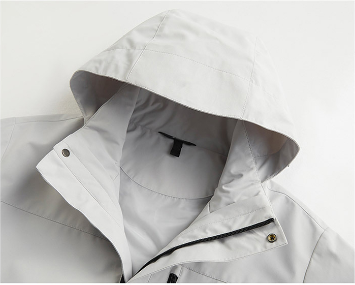 Autumn Plain Waterproof Coat