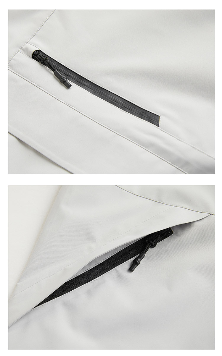 Autumn Plain Waterproof Coat