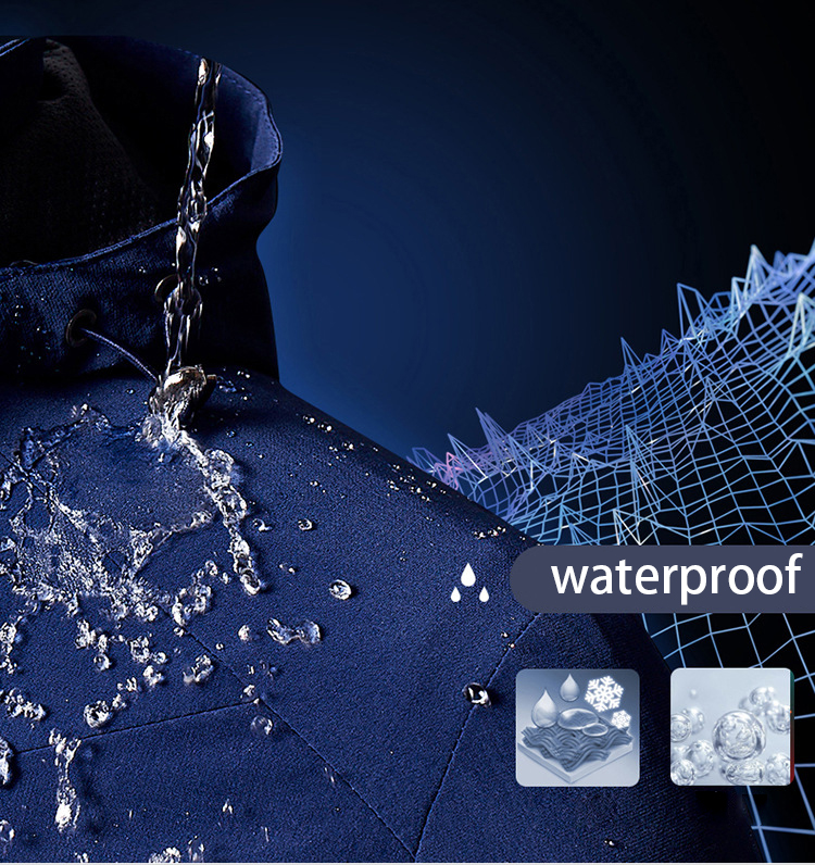 Autumn Plain Waterproof Coat