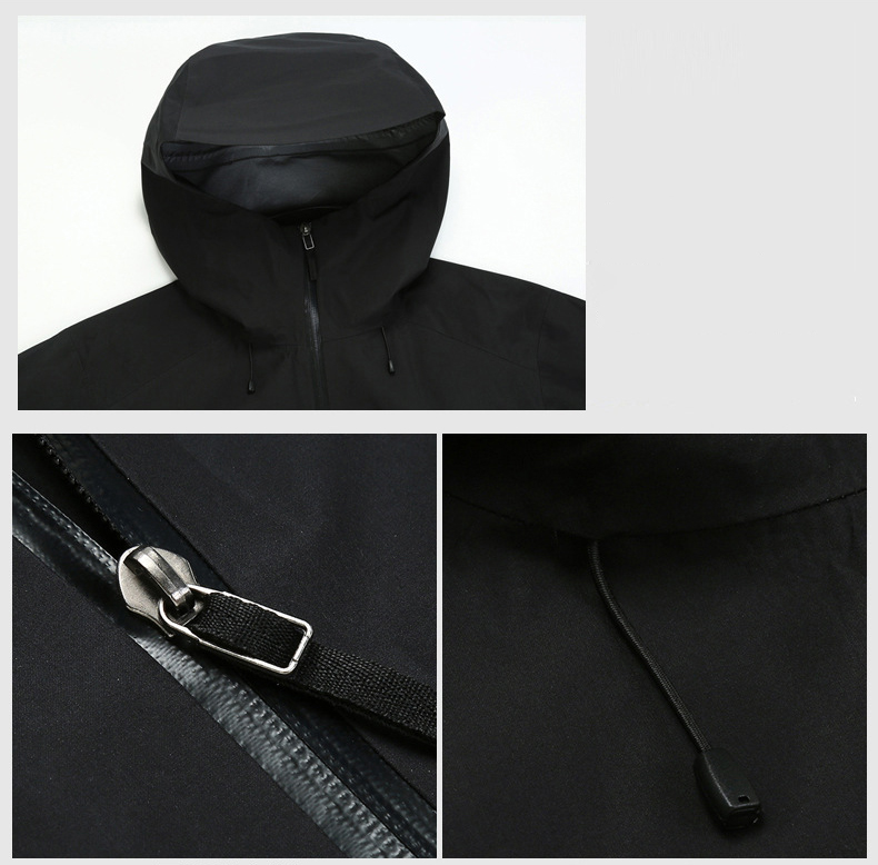 Autumn Plain Waterproof Coat