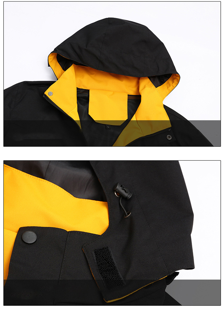Autumn Plain Waterproof Coat