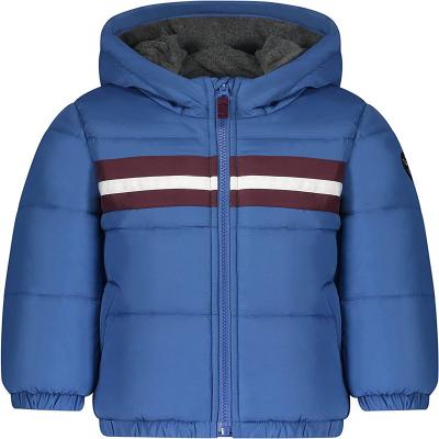 Boys Heavyweight Colorblock Puffer Coat