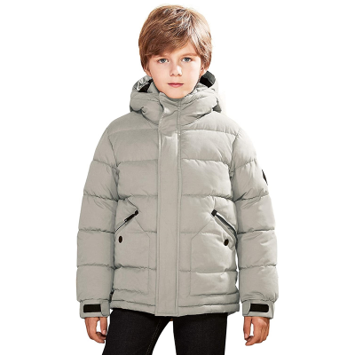 Boys Winter Coat Lightweight Thickened Winter Jacket Warm Soft Puffy Padded Coat