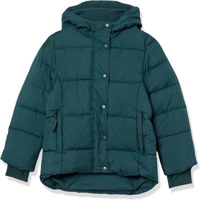 Toddlers Boys and Girls Heavy-Weight Hooded Puffer JacketsSoft Puffy Padded Coat