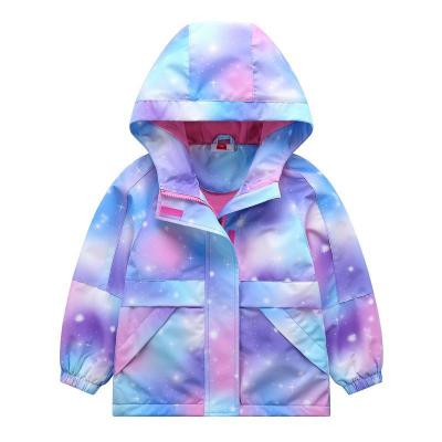 Girls Waterproof Windbreaker