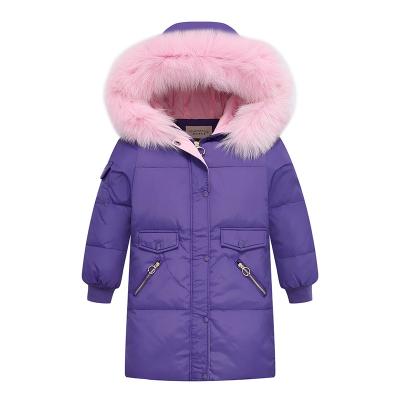 Girls Fur Hooded Jacket