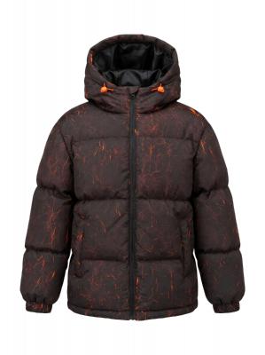 Lava Print Puffer Jacket