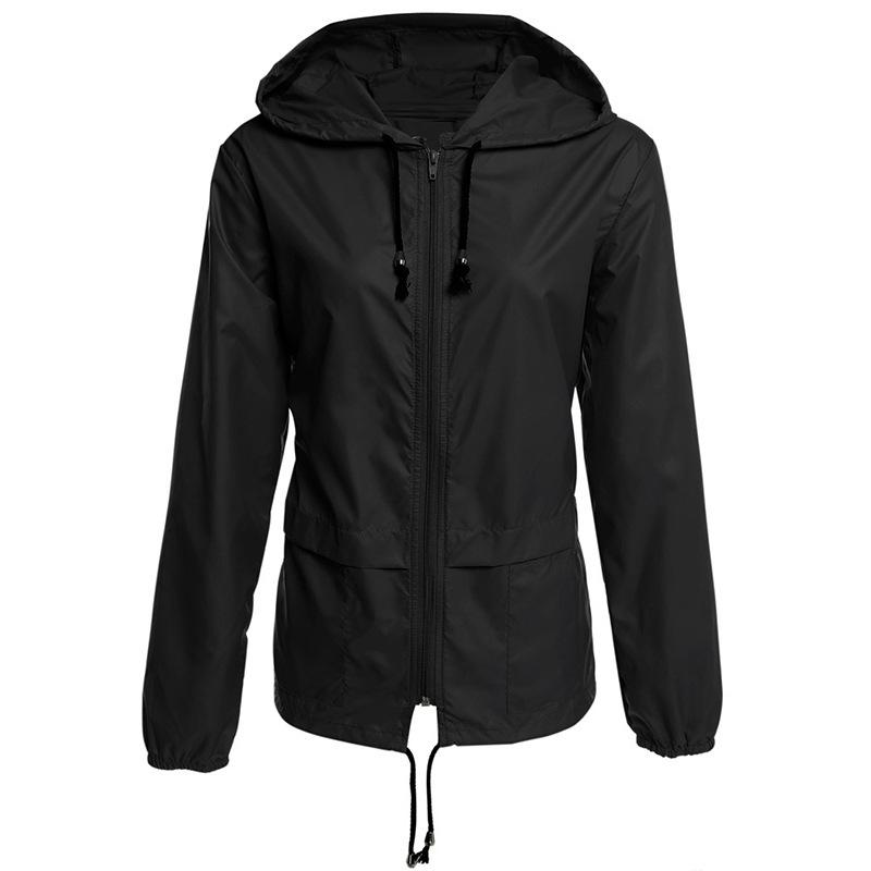 hooded windbreaker