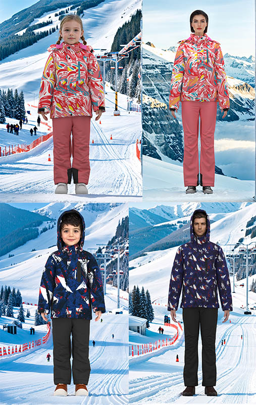 Parent-Child Ski Suits