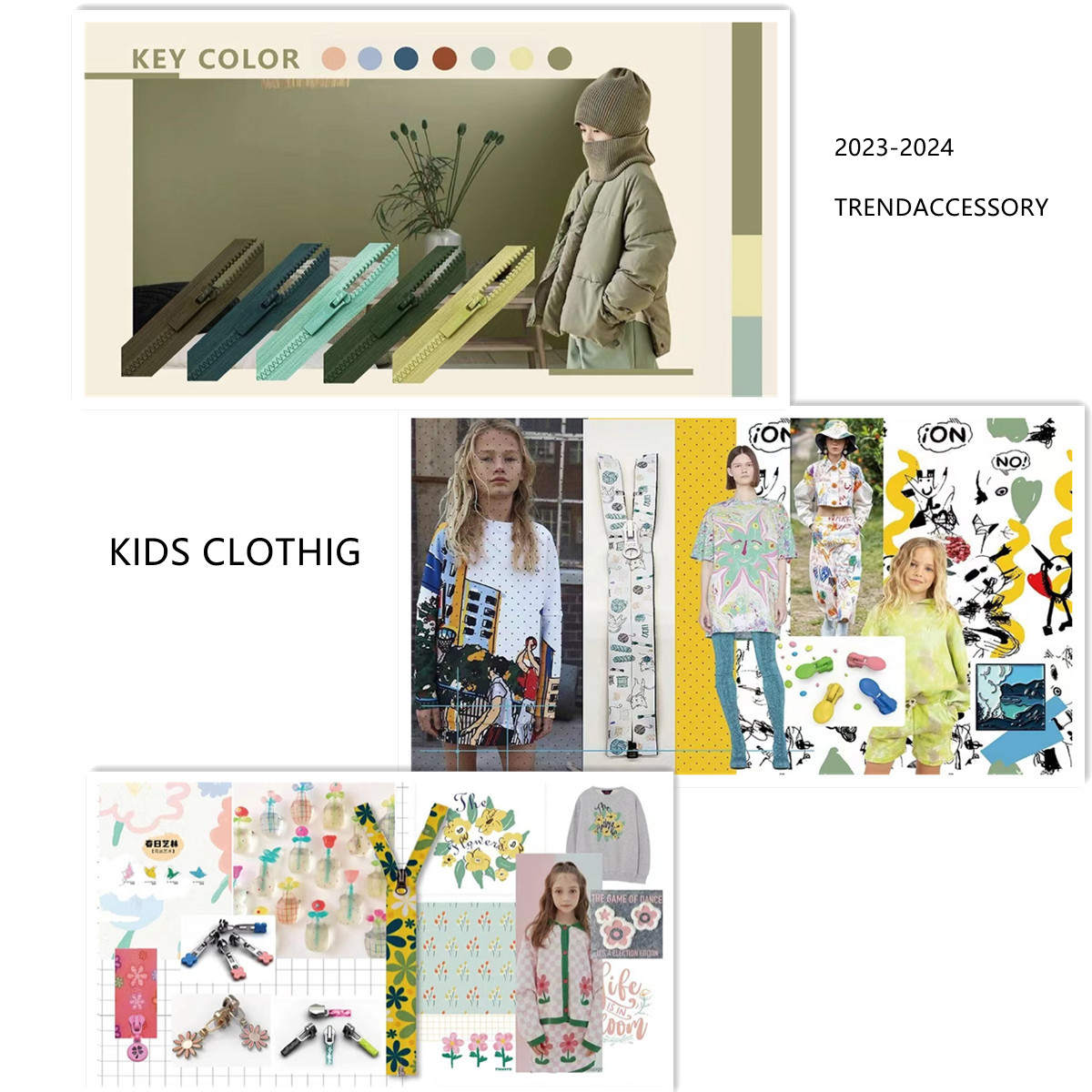 Do you know what is the 2023-2024 trend accessory for kids clothing(collection 1）