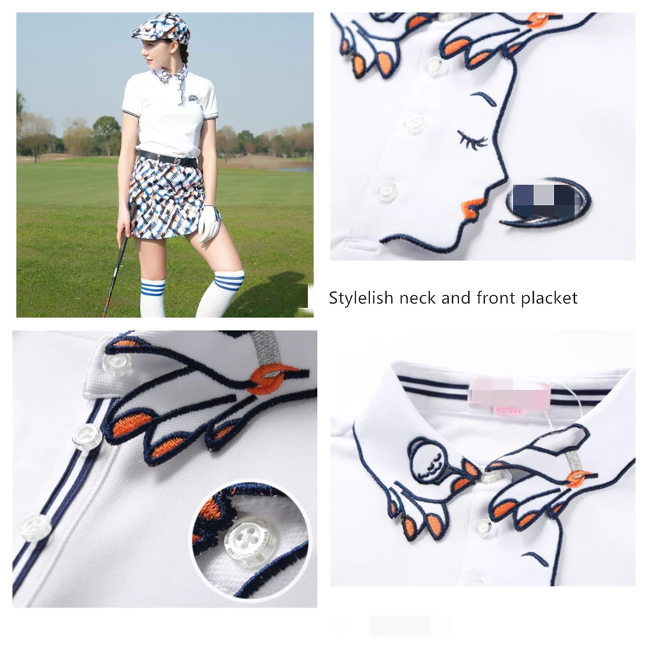 New Stylish design of women Golf Polo t-shirt